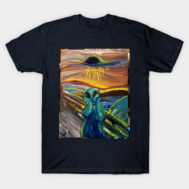 The Scream Cutei T-Shirt by KaiLangArts7